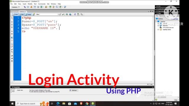 Login authenticate check by php code смотреть онлайн
