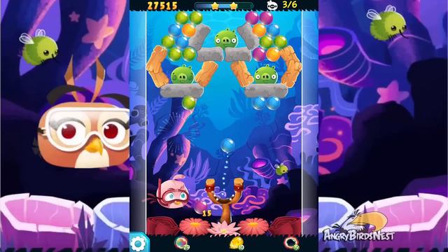 Let's Play Angry Birds Stella Pop - Part 41 - Levels 221 to 225 - Underwater Adventure смотреть онлайн