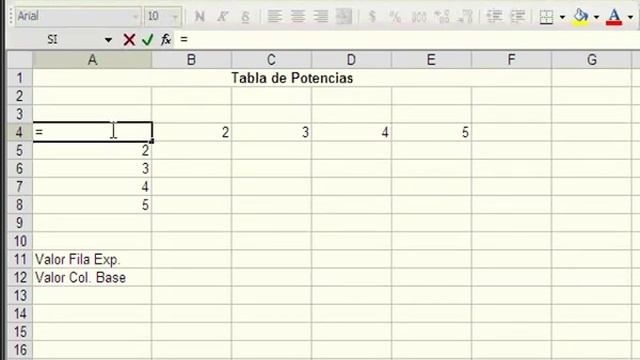 Excel 2003 Datos Tabla смотреть онлайн