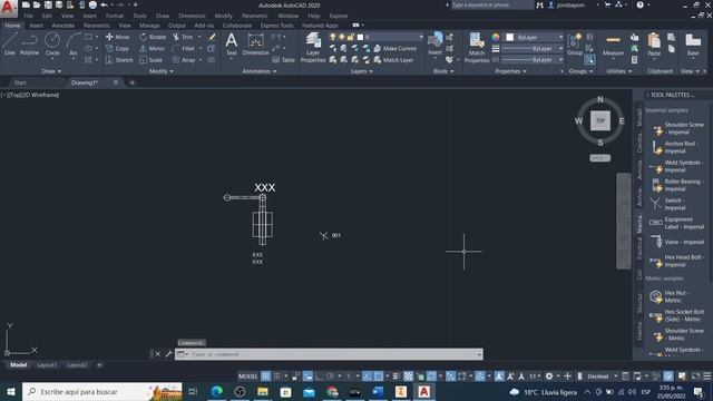 AutoCAD Bloques Dinamicos Por Defecto Precargados - Tool Palettes смотреть онлайн