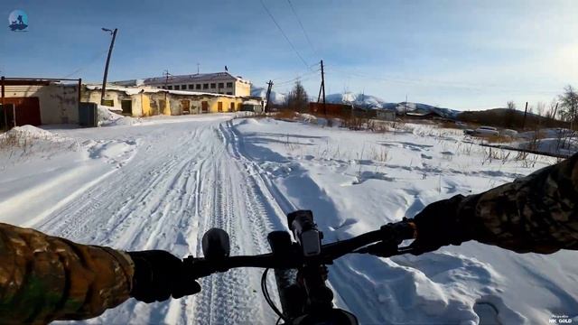 Магаданская область. Колыма. Тенькинский район. Посёлок Усть-Омчуг. Март 2021г Прогулка на Фетбайке смотреть онлайн