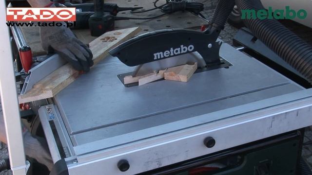 Metabo TS 216 pilarka stołowa z rozkładaną podstawą смотреть онлайн