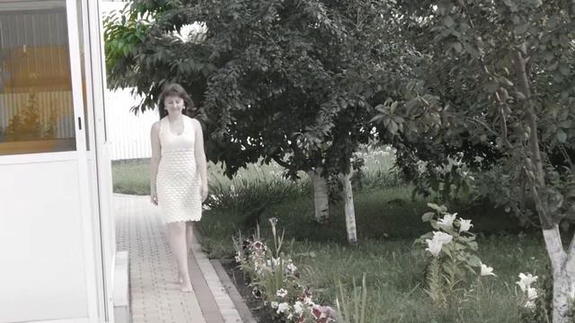 Вязаное ажурное платье крючком смотреть онлайн