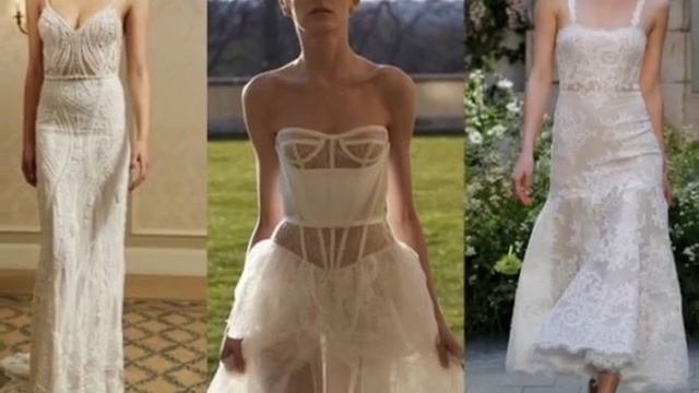 Длинные свадебные платья 2017 - прелестные новинки смотреть онлайн