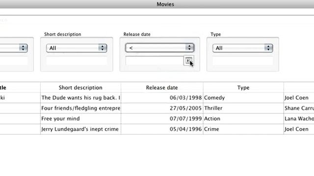 Camelot: Searching a table view смотреть онлайн