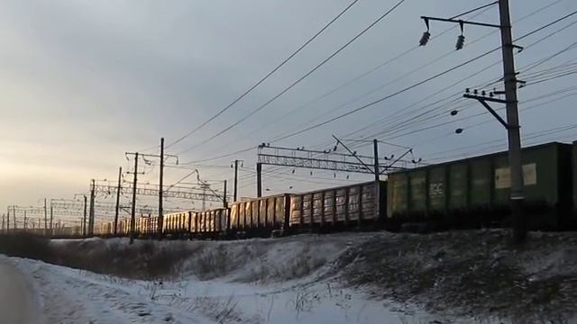 [Три поезда]Гонки поездов в Агрызе(выльники)