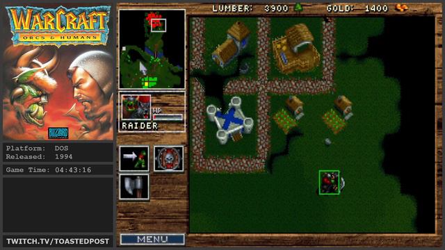 Warcraft: Orcs & Humans (DOS) (Playthrough: Part 2/6) смотреть онлайн