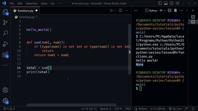 Python Functions for Beginners | Python tutorial смотреть онлайн
