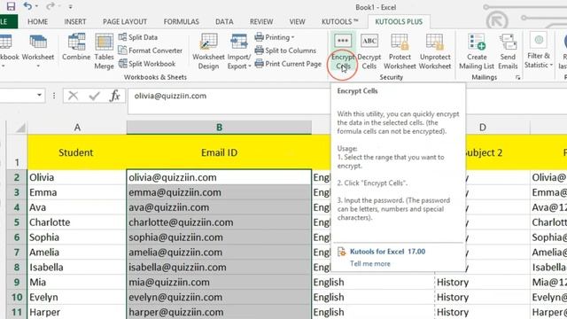 Kutools For Excel | Easily Encrypt and Decrypt Selected Cell Values Or Contents In Excel смотреть онлайн