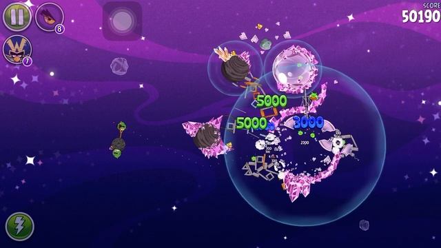 Angry Birds Space Cosmic Crystals level 1-30 смотреть онлайн