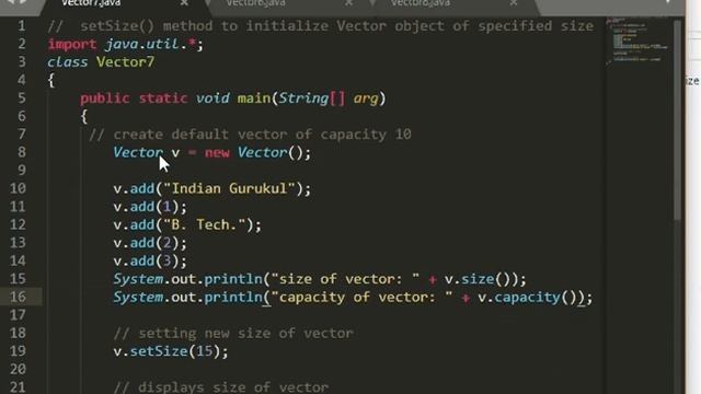 Vectors in java with both theory and examples смотреть онлайн