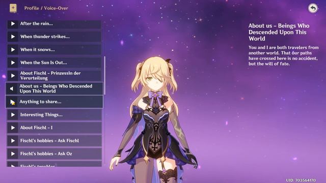 Fischl - Voice Lines (English) | Genshin Impact смотреть онлайн