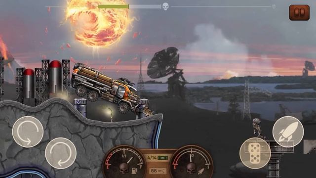 Грузовик Ракета Zombie Hill Racing #13 Космический центр. Обновление игры на Машинки Кида смотреть онлайн