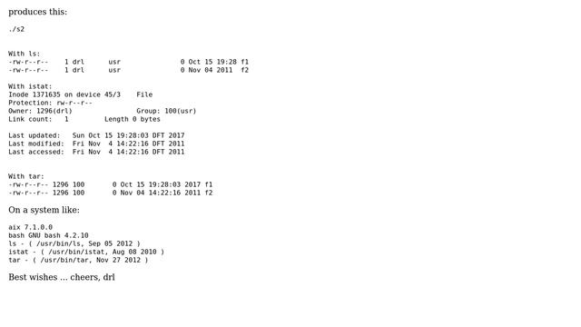 Linux AIX ls command to get the date timestamp along with year of files along directory смотреть онлайн