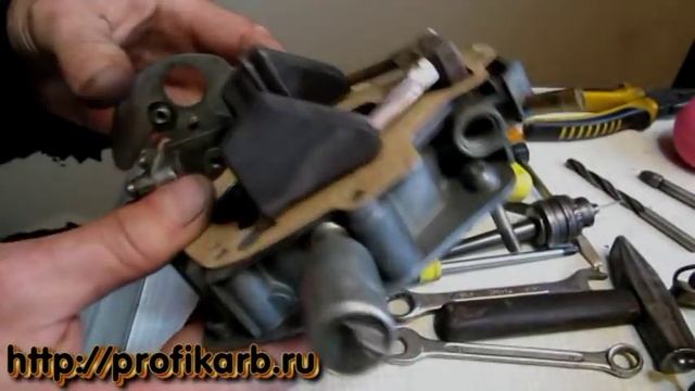 Ремонт карбюратора-уровень топлива солекс.Solex смотреть онлайн