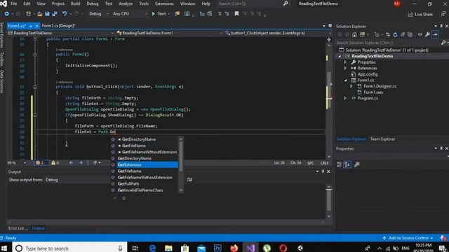 How to Read Text File line By line in C# visual studio [ Reading text files in C# Step by Step ] смотреть онлайн