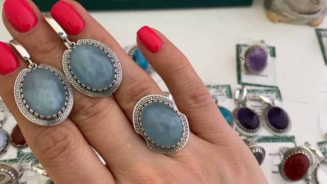 ?Кольца Эльбрус? и гарнитуры с натуральными камнями из серебра смотреть онлайн