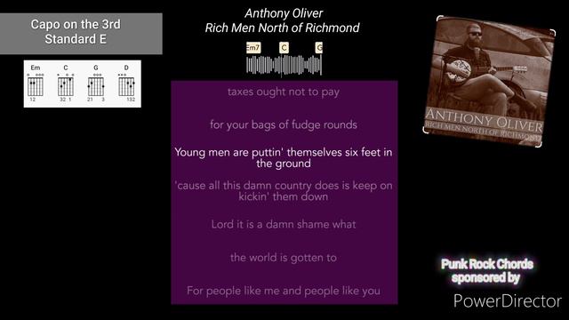 Rich Men North of Richmond, by Anthony Oliver Chord and Lyric Video. смотреть онлайн