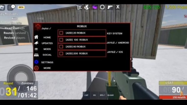 ROBLOX||V2.565.360|| MOD MENU BY JAYIUZ [ROBUX BYPASS] [v16.0.0]
