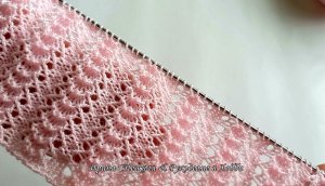 Ажурные ракушки спицами - красивый узор на все сезоны