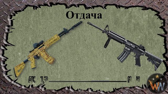 АК 12 VS M 4 | Сравнение Оружия | AK12 VS M4