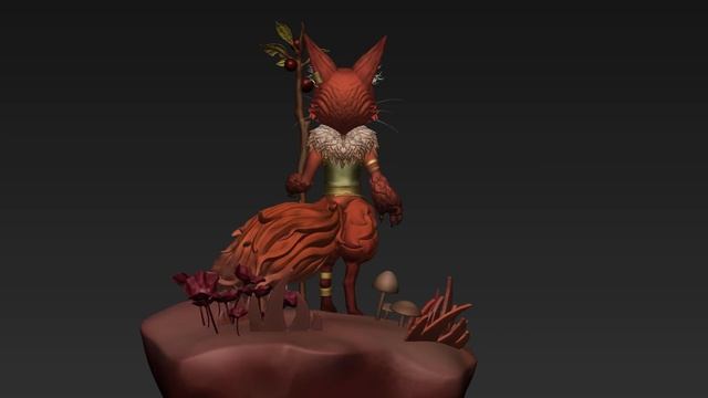 Furball Turntable: Zbrush Assignment смотреть онлайн