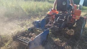 Картофелекопалка для минитрактора файтер т18