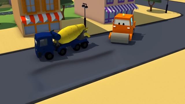 The Car Patrol: fire truck and police car in Baby Tom is in trouble in Car City ? | Trucks cartoon смотреть онлайн