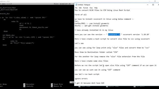 How to Convert XLSX file to CSV using Linux Bash Script смотреть онлайн