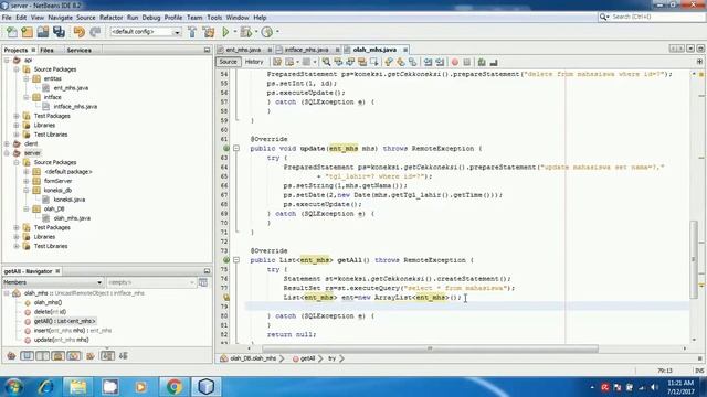 Tutorial Client Server Java #11 Ambil Data di Data Base смотреть онлайн