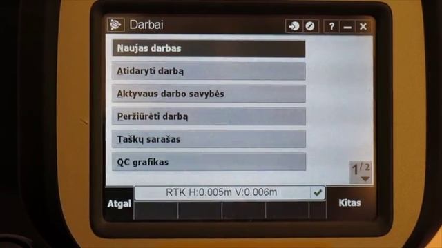 Trimble M1 - stoties orientavimas смотреть онлайн