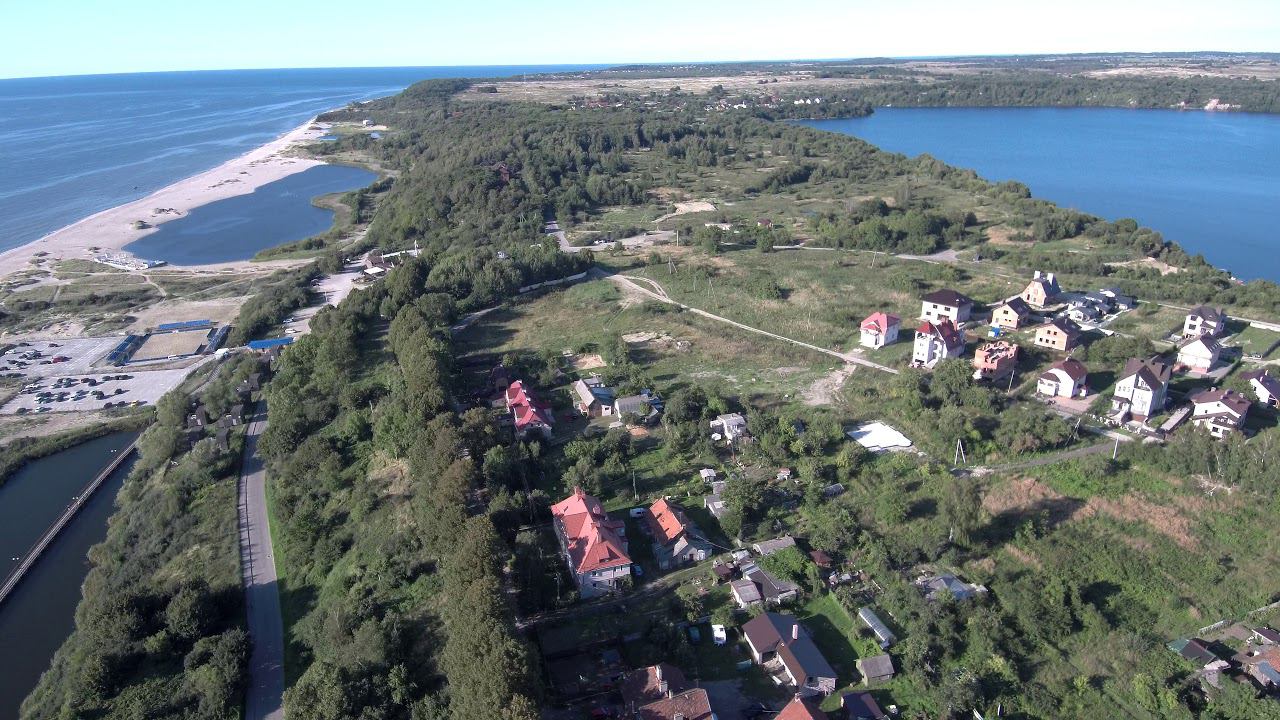 Янтарный, Пляж с голубым флагом, поселок Синявино, карьер в Янтарном Калининградская область смотреть онлайн