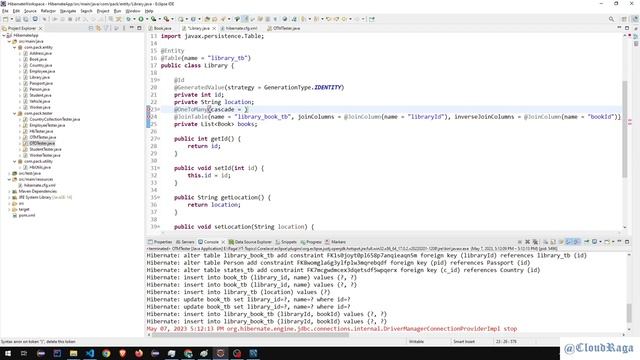Hibernate-12. Cascading the operations to child class or table смотреть онлайн
