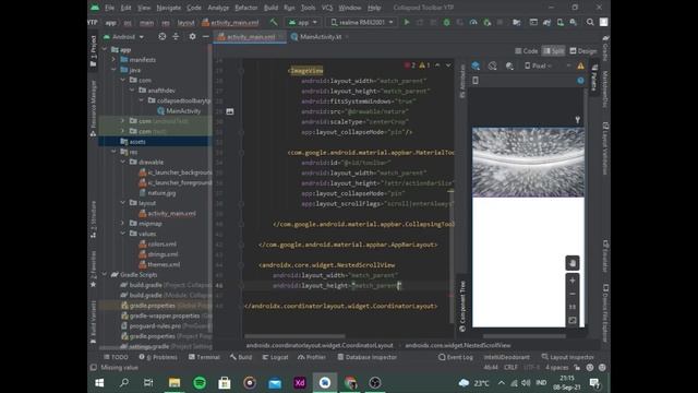 Collapsing Toolbar || Android Studio Tutorial смотреть онлайн