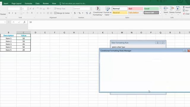 conditional formatting on cell value Excel смотреть онлайн