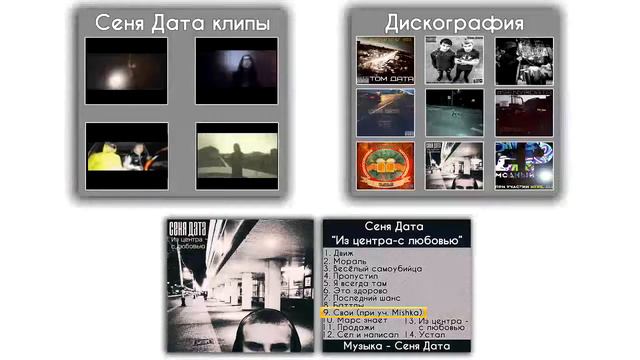 Сеня Дата - Свои (при уч. Mishka) (андеграунд, рэп, лирика)