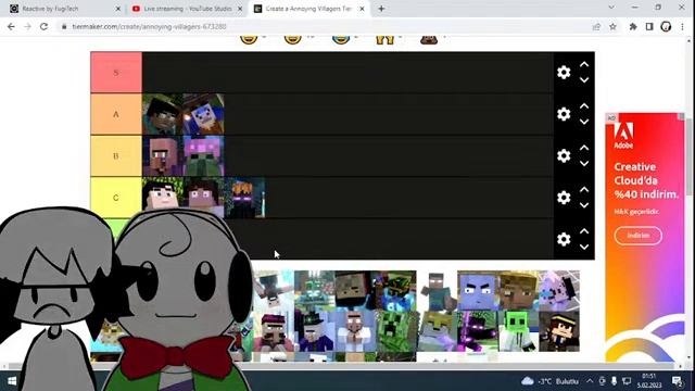 ANNOYING VILLAGERS REACC IS BACK смотреть онлайн