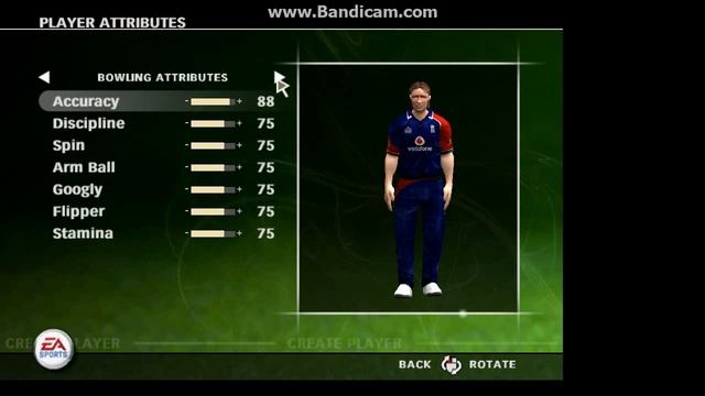 Create player with 100% attributes in cricket 07 and saving player смотреть онлайн
