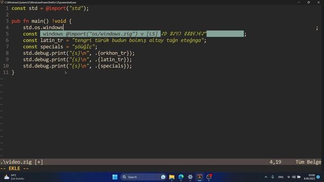 ZIg Printing Non-Ascii character in Windows. Zig Programming Language Tutorials.#ziglang смотреть онлайн