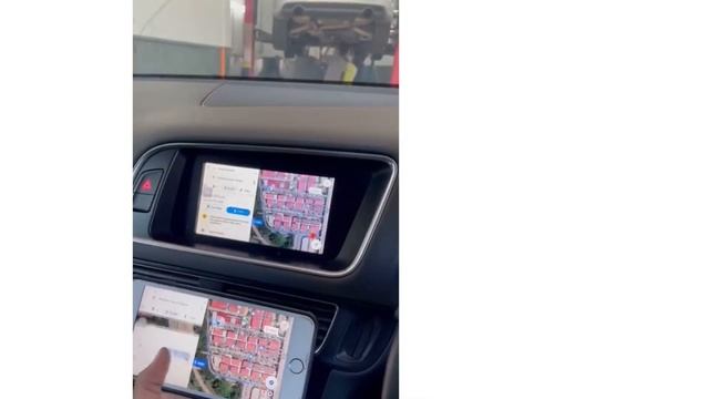 Volando Wireless Apple CarPlay & Reverse Camera in Audi Q5 2014 смотреть онлайн