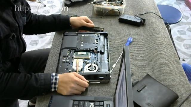 Hướng dẫn thay thế sửa chữa tháo lắp quạt tản nhiệt laptop HP Probook 4530S смотреть онлайн