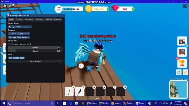 Fishing Simulator | Hack Script Pastebin 2020 | INFINITE EVERTHING | Working ✅ смотреть онлайн