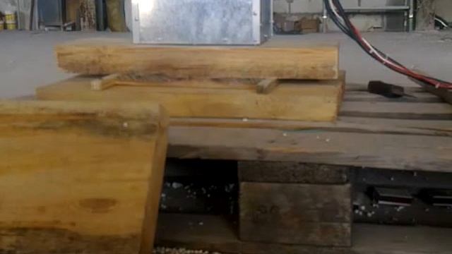 Powderpost beetle treatment by microwave. Woodworms in wood смотреть онлайн