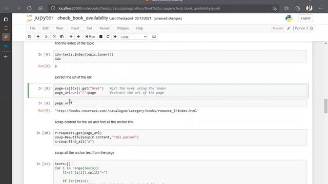 How to check if a book is available in http://books.toscrape.com/ with Python, BS4, web scrapping смотреть онлайн