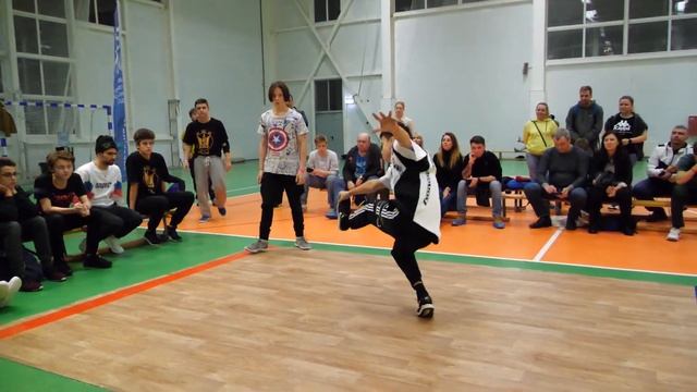 bboy пауэртур vs Абсулов top8 - брейкданс чемпионат г.Королев смотреть онлайн
