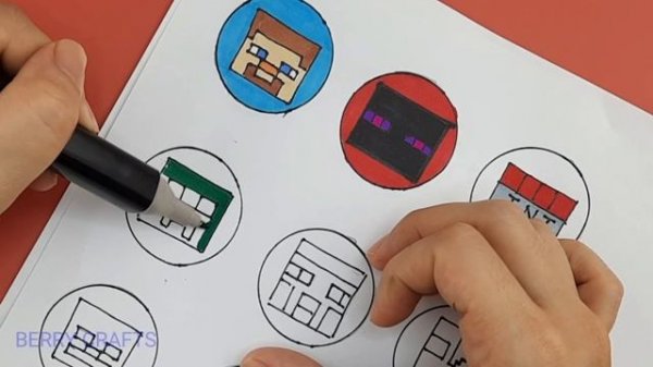 How to Make MINECRAFT Stickers | Easy DIY Stickers (No Printer)