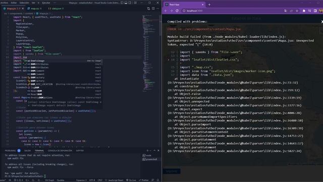 DESCARGAR MAPA DE LEAFLET EN REACT || DOWNLOAD MAP OF LEAFLET IN REACT смотреть онлайн