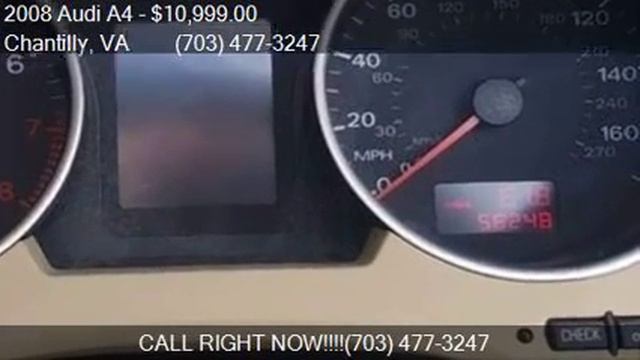 2008 Audi A4 2.0T 2dr Convertible (2L I4 CVT) for sale in Ch смотреть онлайн