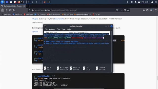 تحديث Kali Linux إلى آخر إصدار 2023 وحل مشكلة ملف sources.list смотреть онлайн