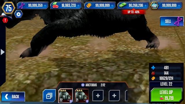 NEW CENOZOIC ARCTODUS MAX LEVEL FEEDING (JURASSIC WORLD) смотреть онлайн